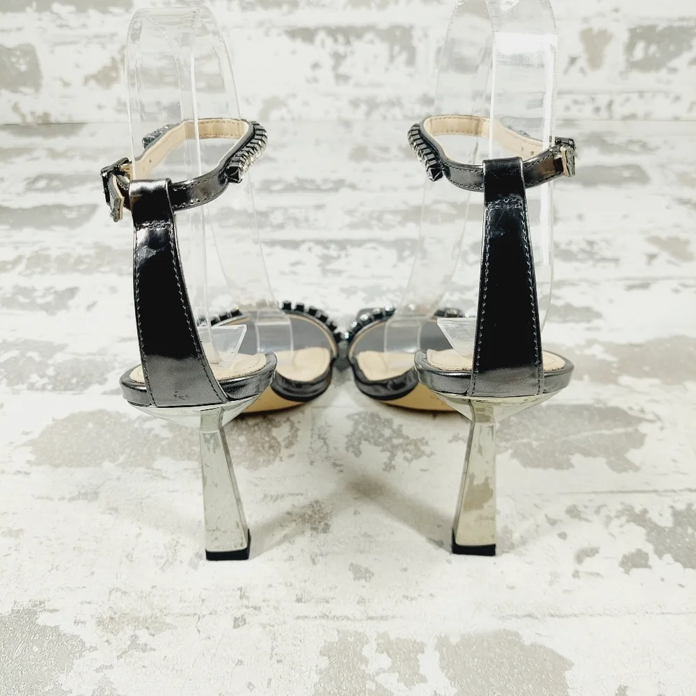 NEW Marc Fisher Karima Ankle Strap Heeled Sandals E588